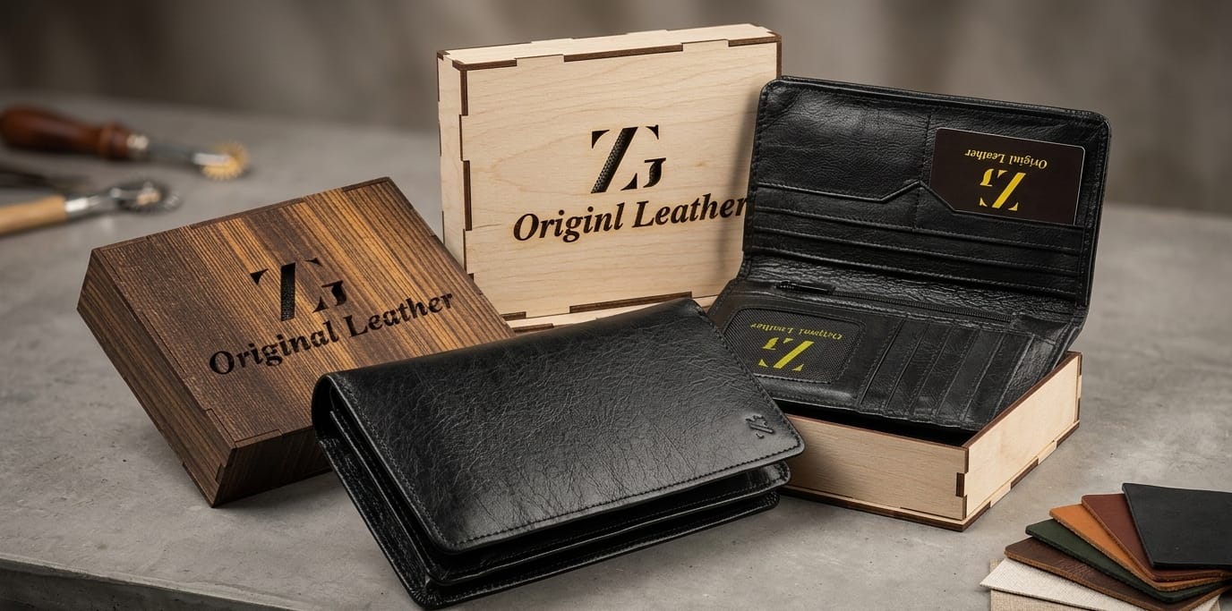 Executive Men’s Long Vertical Wallet – Premium Soft Genuine Leather Travel Organizer & Checkbook Holder