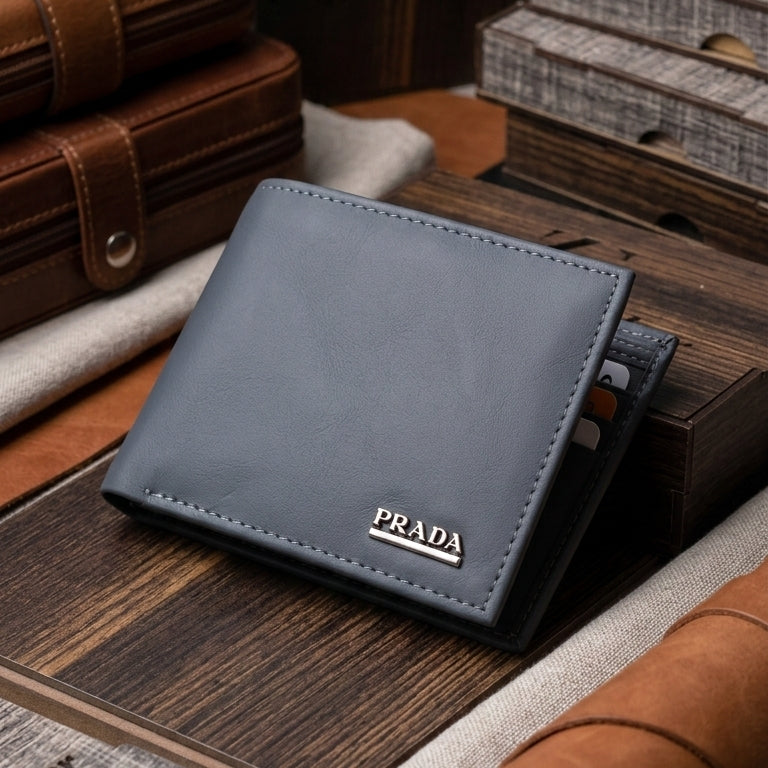 Stylish Men’s PU Leather Bi-Fold Wallet – Slim & Durable Pocket Wallet